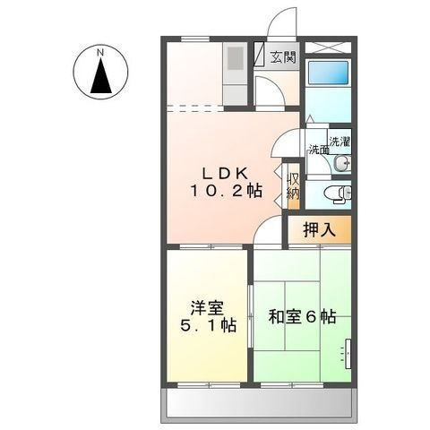 ファインヴィーブル参番館の間取り