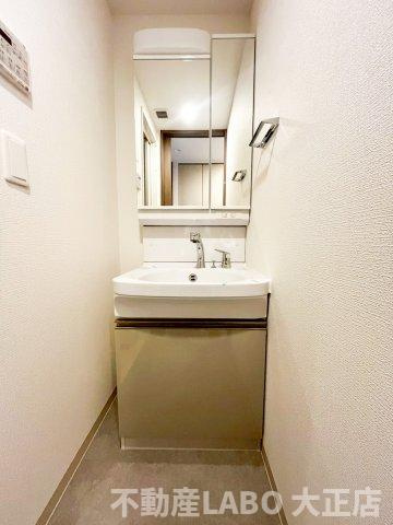 エステムコート難波WEST-SIDEIXレデントの洗面所