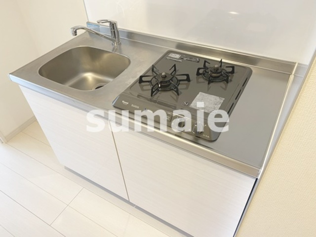 リブリ・大宮桜木町のキッチン|2口ガスコンロキッチンです！