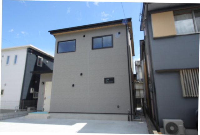 介良乙　新築戸建の外観|南に広いお庭付きのお家が完成しました！
3ＬＤＫ+ＷＩＣ　建物面積　88.18㎡　（約26.67坪）