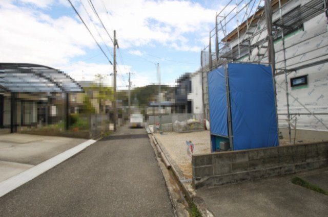 介良乙　新築戸建の前面道路含む現地写真