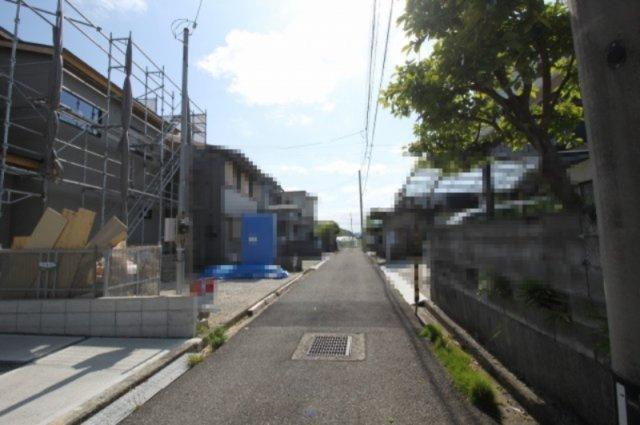 介良乙　新築戸建の前面道路含む現地写真