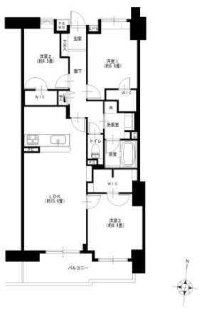 【間取り】 | コア・スターレ西大井