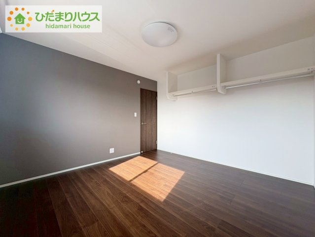 日立市河原子町2丁目　新築戸建　1号棟の寝室|"『自分の部屋がほしいー！』と言われるのはいつだろう？
マイホームなら余裕の部屋数！子供部屋はもちろん、収納場所も多いですよ(^^)/"