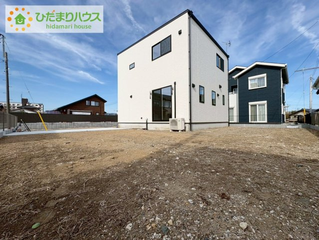 日立市河原子町2丁目　新築戸建　1号棟の庭|家族みんなで広～いお庭でバーベキューが楽しめます(^^♪