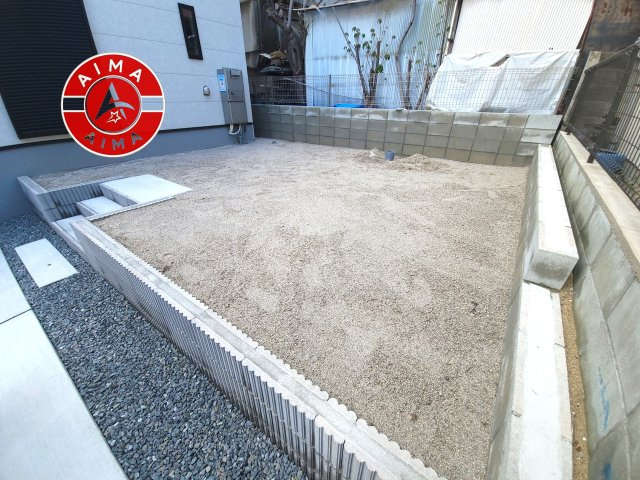 福岡市南区皿山1丁目第1-1棟（1号棟）の庭|お庭で自由な時間を過ごせます。