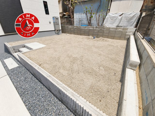 福岡市南区皿山1丁目第1-1棟（1号棟）の庭|お庭で自由な時間を過ごせます。
