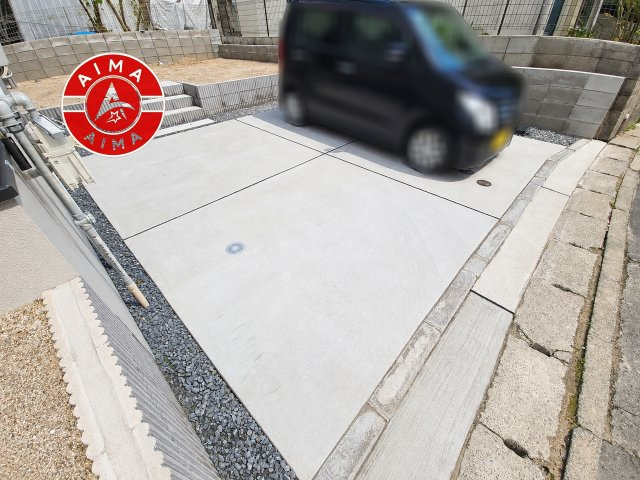 福岡市南区皿山1丁目第1-1棟（1号棟）の外観|広々した駐車場になります。