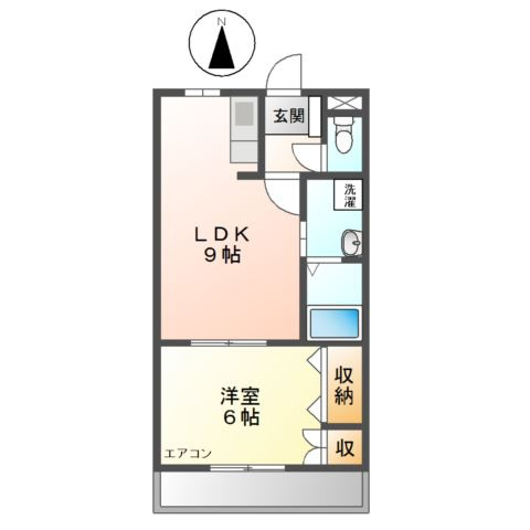ベルメゾン菰口Aの間取り
