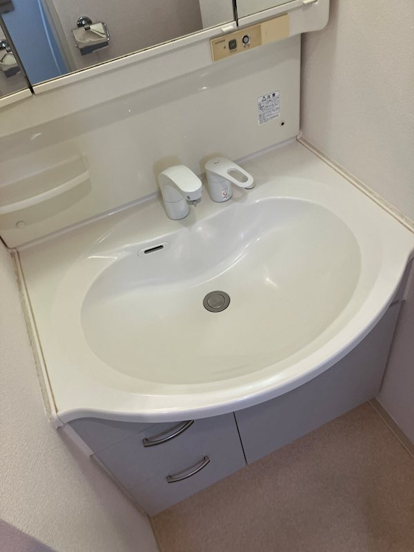 ライジングプレイス浅草弐番館の独立洗面台