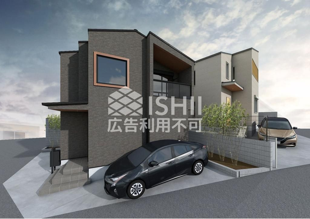 横浜市泉区上飯田町　新築戸建ての外観
