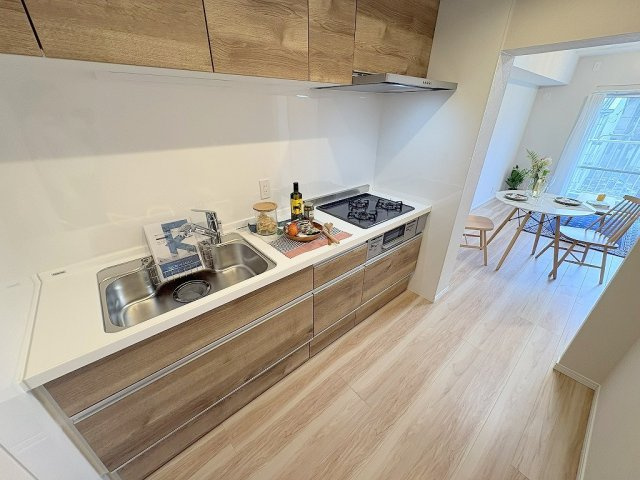 藤和シティシティコープ三郷のキッチン|新品交換済みのキッチンです