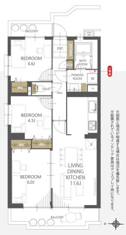 藤和シティシティコープ三郷の外観|現地の写真になります。