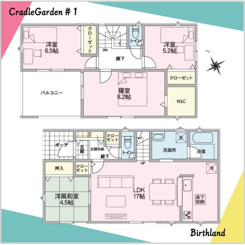 新築戸建・新築建売　本庄市下野堂第5　旭小・本庄西中