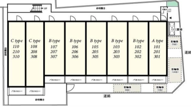 リブリ・新都心Ⅱのその他|配置図です