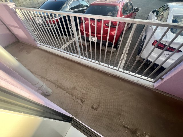 ロビンソンハイツBのバルコニー|高崎、前橋、伊勢崎エリアのお部屋探しはエンドスケープまで！お客様の理想お聞かせ下さい♪