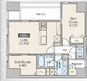 ルミエール三番町の間取り