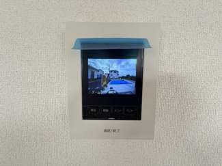 【セキュリティ】 | うるま市与那城屋慶名2期（全6棟）1号棟 | 1号棟　TVモニター付きインターフォン♪