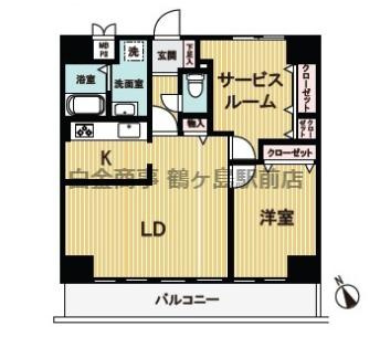 鶴ヶ島駅通りダイカンプラザの間取り