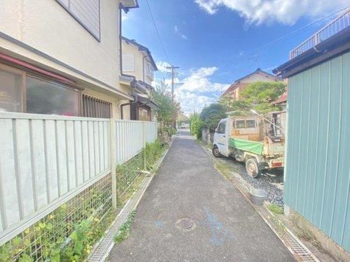 知多市新舞子字大口の前面道路含む現地写真|R7.10.17撮影　前道2.7ｍ（セットバック要）