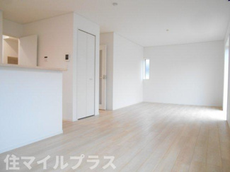 【居間・リビング】 | 本宮市本宮新築一戸建て4棟 | おしゃれな居間です