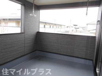 【バルコニー】 | 本宮市本宮新築一戸建て4棟 | 暖かな日差しのふりそそぐバルコニー