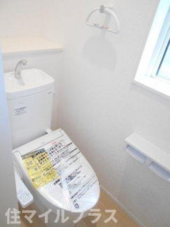 【トイレ】 | 本宮市本宮新築一戸建て4棟 | トイレもきれいです