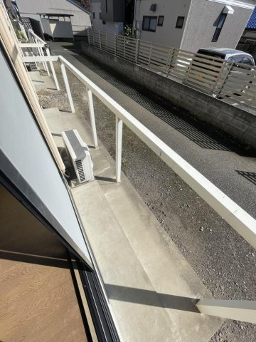 セベルハイツB棟のバルコニー