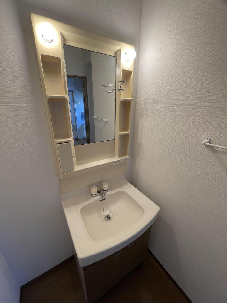 セベルハイツB棟の洗面所|洗面化粧台