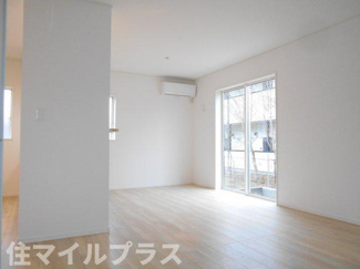 【居間・リビング】 | 本宮市本宮新築一戸建て4棟 | リビングです