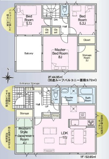 【間取り】 | 本宮市本宮新築一戸建て4棟
