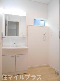 【独立洗面台】 | 本宮市本宮新築一戸建て4棟 | 独立洗面台です
