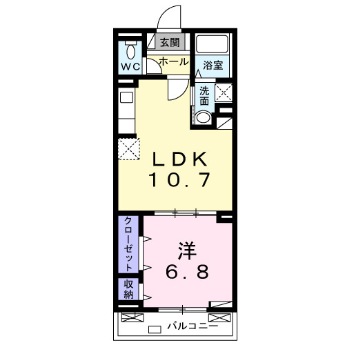 Ｇ－ＳＱＵＡＲＥの間取り