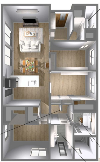 【完成予想図】 | 南城市佐敷手登根分譲【B棟】