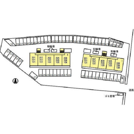 エスペランサ Ⅱの区画図