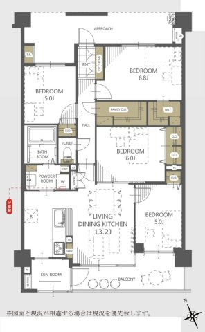 【間取り】 | サンクタスヒューマン久喜　中古マンション