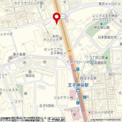 【地図】 | 朝日シティパリオ王子神谷