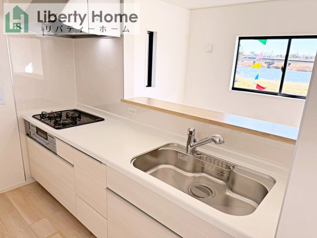 つくば市森の里第6　新築戸建のキッチン