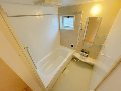 【浴室】 | クローバーハイツ | 追い炊き機能付きで快適です