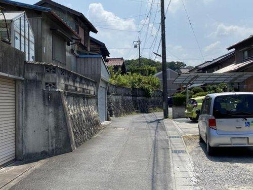 知多市岡田字庄田の前面道路含む現地写真|R6.8.10撮影　前道3ｍ！
