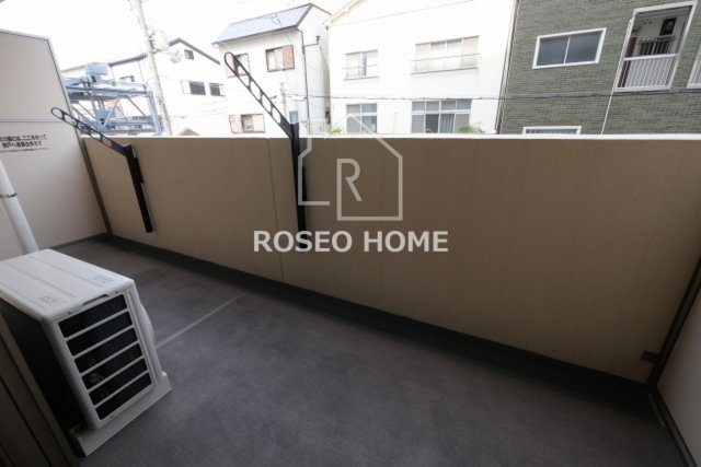 大拓ハイツ22のバルコニー|同マンション別部屋：参考写真