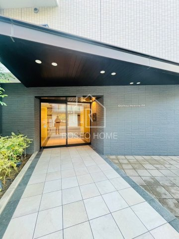 大拓ハイツ22のエントランス