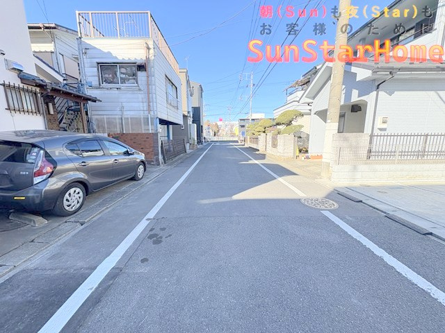 【サンスターホーム】青梅市河辺町　駅近　新築の前面道路含む現地写真