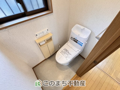【トイレ】 | 日光市猪倉中古戸建 | トイレは一式新品に入れ替えました。