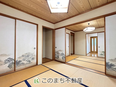 【和室】 | 日光市猪倉中古戸建 | 二間続きの和室は風情があります。