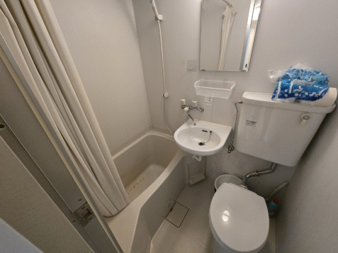 シティファースト四条西洞院の浴室|3点ユニット