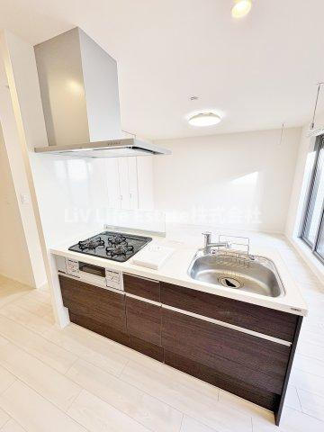 東村山市本町１丁目のアパートのキッチン