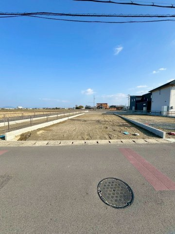 野洲市六条3号地　建築条件無し売土地の外観