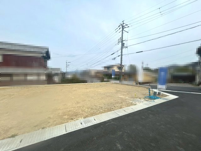 長岡京市金ヶ原金原寺1号地の外観|現況：更地です。