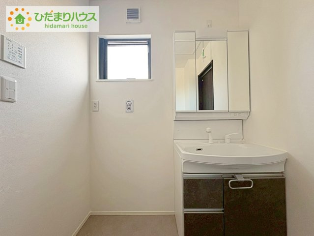 日立市河原子町2丁目　新築戸建　2号棟の独立洗面台|シンプルで使い勝手の良い独立洗面台！